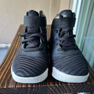 Kids Black High-Top Sneakers